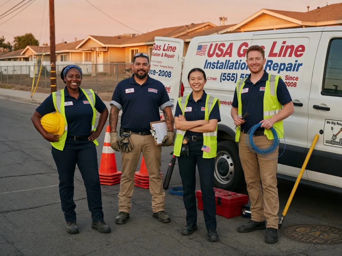 Gas Line Installation company in Goodrich, TX